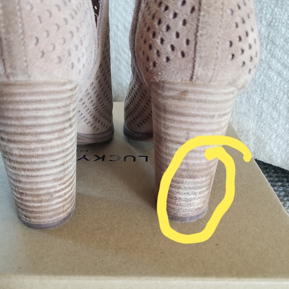 ❌️❌️SOLD❌️❌️Lucky Brand Larise Booties size 6.5 brown - Picture 11 of 12